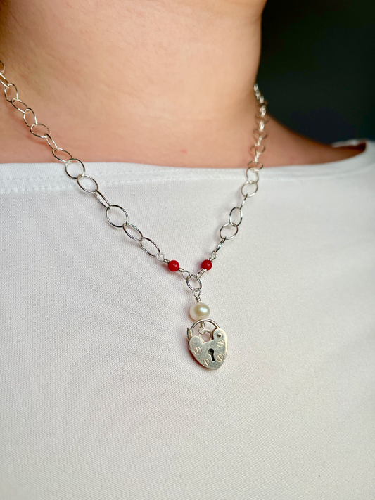 Heart Lock Necklace